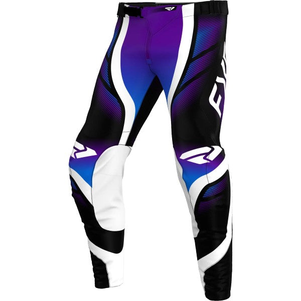 Pantalon de Motocross Helium Infinity Mauve/Noir de face