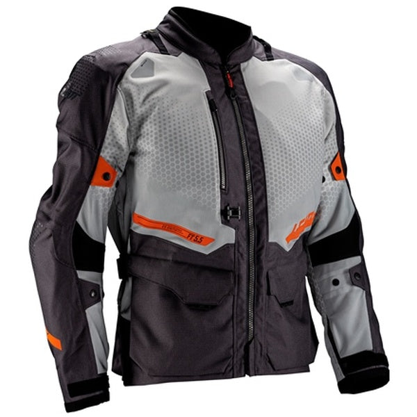 Manteau de Moto ADV Flowtour 5.5 Gris, de face