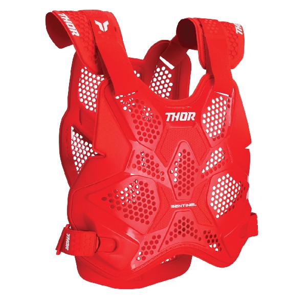 Plastron Sentinel Rouge de face