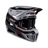 Casque de Motocross 8.5 V26 Lunette Incluse Gris, côté droit