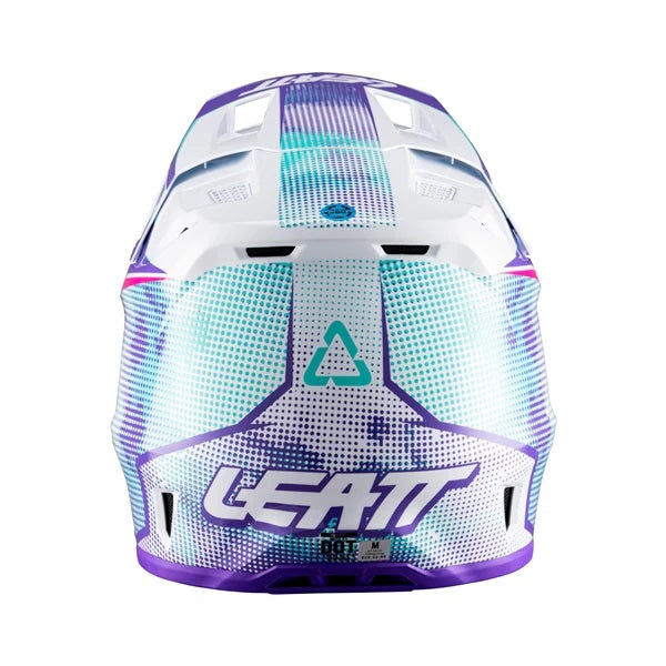 Casque de Motocross 7.5 V26 Lunette Incluse Mauve, Dos