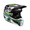 Casque de Motocross 3.5 V26 Lunette Incluse Noir/Vert, côté droit