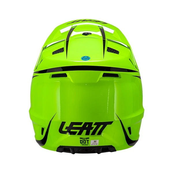 Casque de Motocross hors-route 3.5 Junior V26 Leatt haute visibilité, arrière