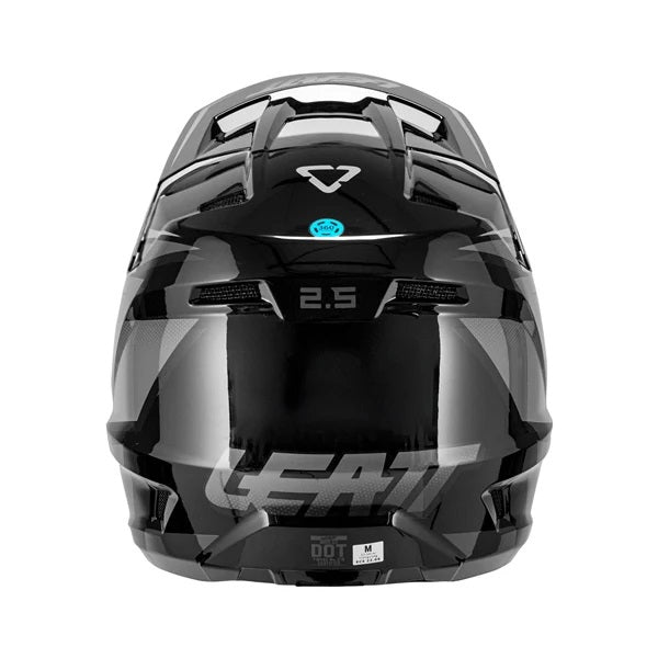 Casque de Motocross 2.5 V26 Lunette Incluse Gris, Dos