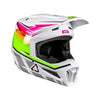 Casque de Motocross 2.5 V26 Lunette Incluse Rose/Vert, côté droit
