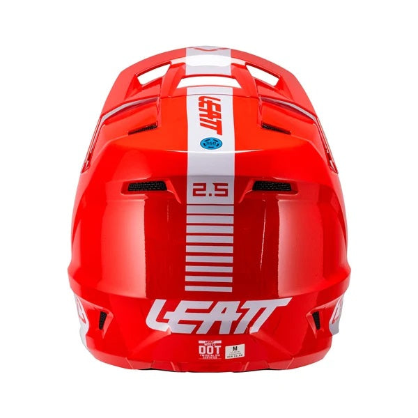 Casque de Motocross 2.5 V26 Lunette Incluse Rouge, Dos