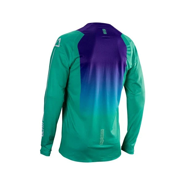 Chandail de Motocross MX 4.5 Lite - V26 Mauve/Bleu, Dos