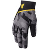 Gants de Motocross Sportmode Femme Thor gris et jaune, dessus