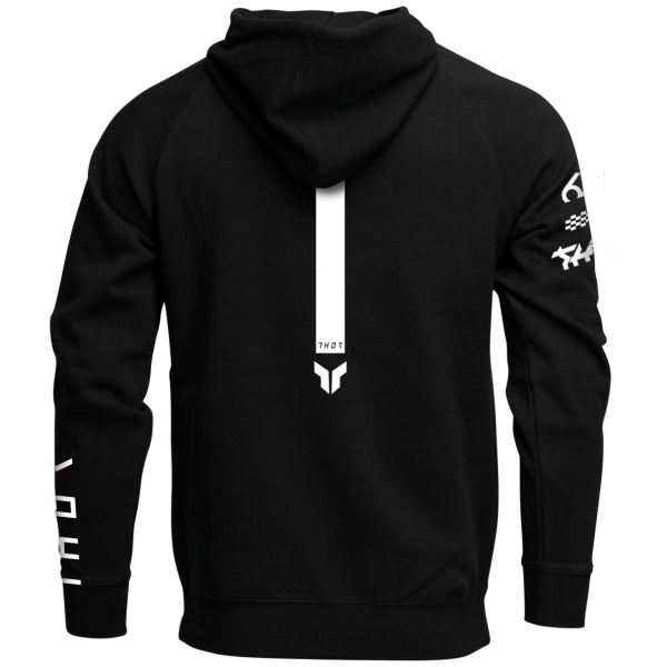 Coton Ouaté Rogue Thor noir, de dos