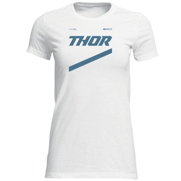 T-Shirt Brave Femme Thor blanc, de face