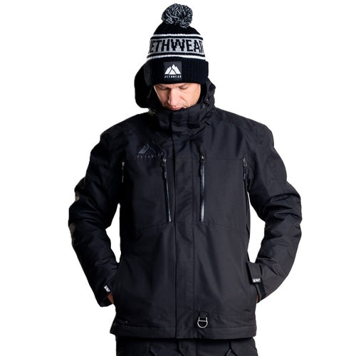 Manteau de Motoneige Adapt 3-en-1/Jethwear/noir, de face