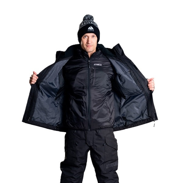 Manteau de Motoneige Adapt 3-en-1/Jethwear/noir, doublure intérieur