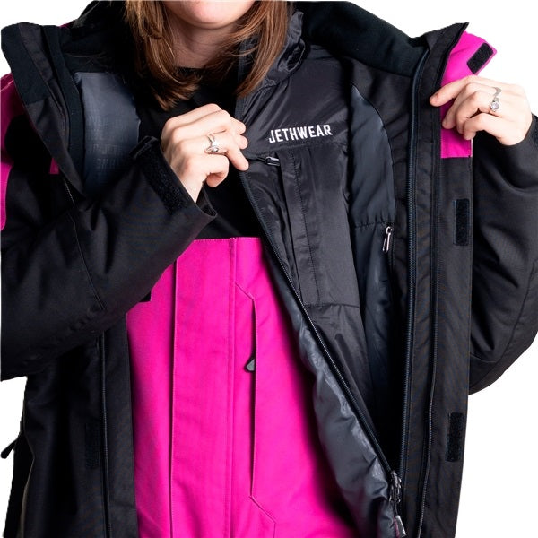 Manteau de Motoneige Adapt 3-en-1/Jethwear/noir, rose, doublure intérieure