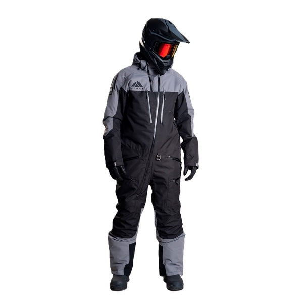 Ensemble de Motoneige Theone V2/Jethwear/Noir/gris, de face