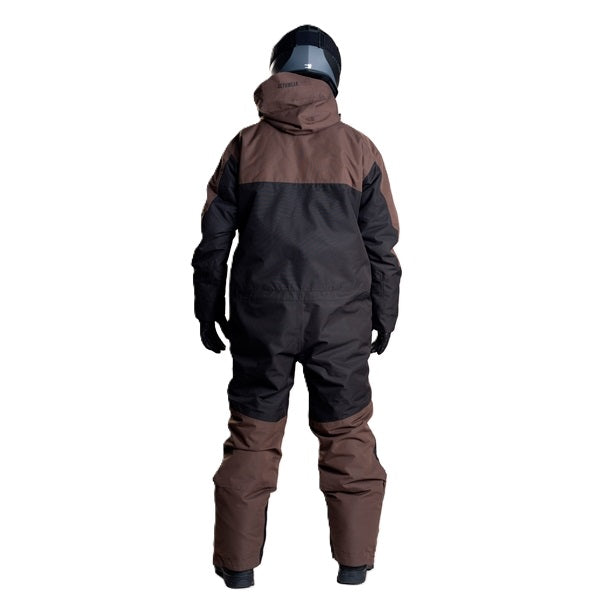 Ensemble de Motoneige Theone V2/Jethwear/Noir/brun, de dos