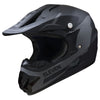 Casque de Motocross RAID MX Junior Gris||MX RAID Dirtbike Helmet youth Grey