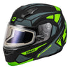 Casque MD04 Visière Électrique vert