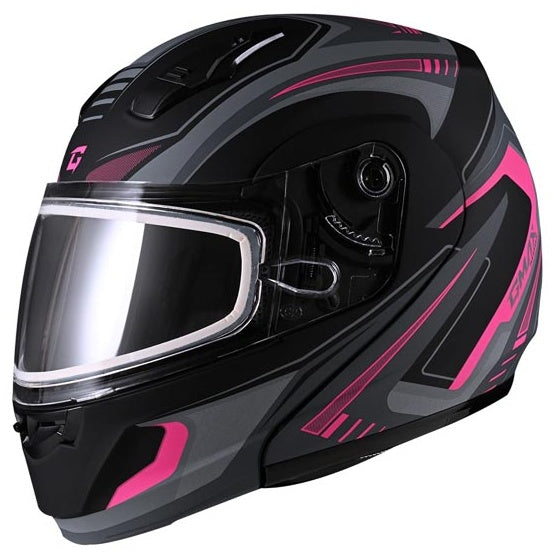 Casque Modulaire de Motoneige MD04 Ambition Rose