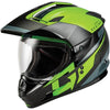 Casque Intégral de Motoneige GM11 Decima Vert incliné de droite