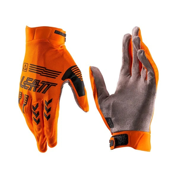 Gants de Motocross 2.5 X-Flow Junior Leatt Orange, en paire 