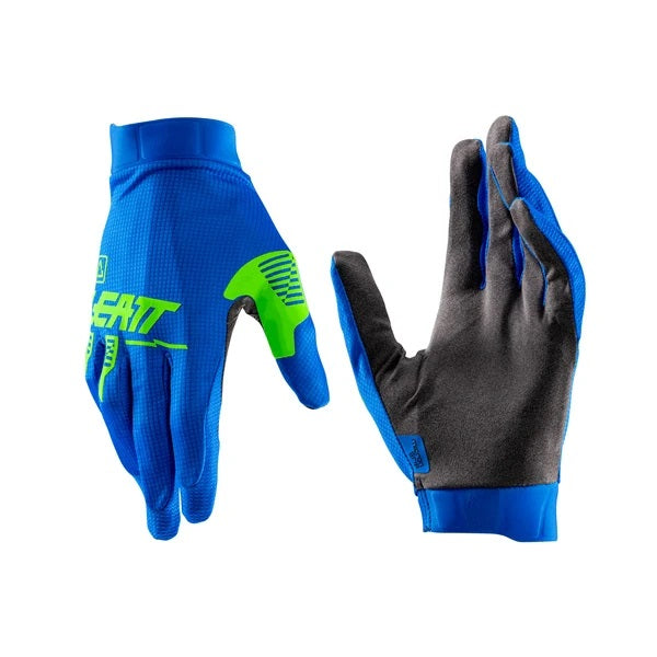 Gants de Motocross 1.5 GripR Leatt Bleu  paire