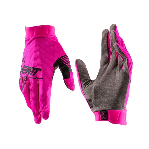 Gants de Motocross 1.5 GripR Leatt Rose  paire