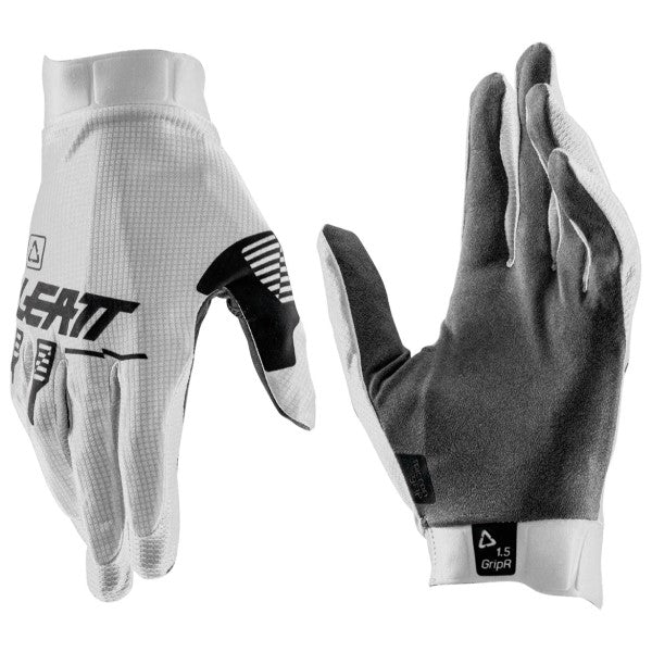 Gants de Motocross 1.5 Junior Leatt Blanc, en paire 