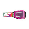 Lunette de Motocross Velocity 5.5 Leatt Rose de face