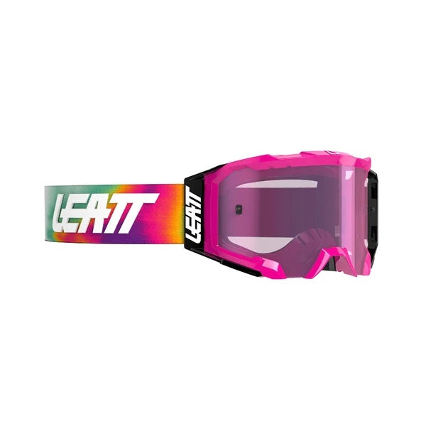 Lunette de Motocross Velocity 5.5 Leatt Rose de face