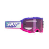 Lunette de Motocross Velocity 4.5 Mauve de face