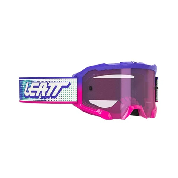 Lunette de Motocross Velocity 4.5 Mauve de face