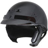 Casque Ouvert de Moto HH35 Noir incliné de face