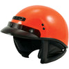 Casque Ouvert de Moto HH35 Orange de droite