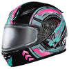 Casque Intégral de Motoneige GMAX FF49Y Charged Junior Noir/Rose