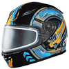 Casque Intégral de Motoneige GMAX FF49Y Charged Junior Noir/Bleu/Or