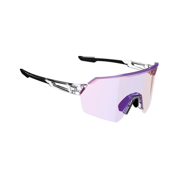 Lunette de soleil Rideviz Lite – Iriz Cryztal Leatt Noir/Fushia, de profil