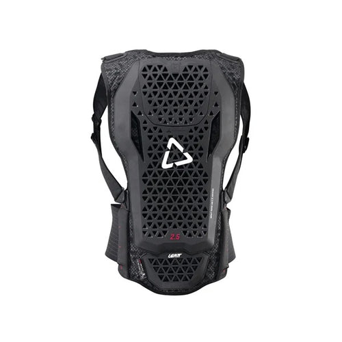 Protection Dorsale de Motocross Flexmesh 2.5 Leatt Noir, de face 