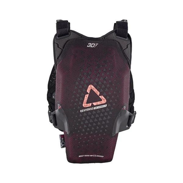 Plastron de Moto 4.5 Hybrid Femme/Leatt/Noir, de dos