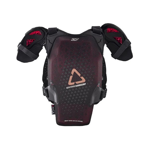 Plastron de Motocross 4.5 Hybrid Pro Femme Leatt Noir, arrière