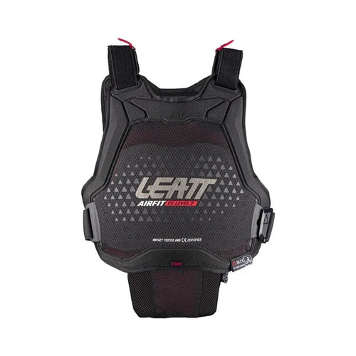 Plastron de Motocross 3DF Airfit Evo Leatt Noir, de face