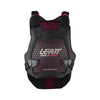 Plastron de Motocross 3DF Airfit Evo Lite Leatt Noir, de face 