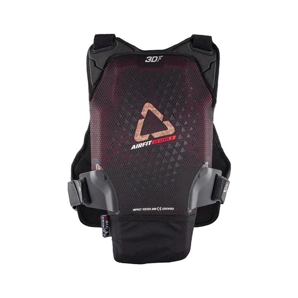 Plastron de Motocross 3DF Airfit Evo Femme Leatt Noir, arrière