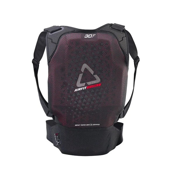 Protection Dorsale de Motocross 3DF Airfit Evo V26 Leatt Noir, de face 