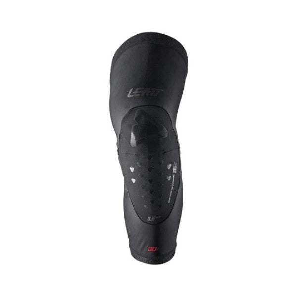 Protège-Genoux de Motocross 6.0 Evo Lite Leatt Noir, de face