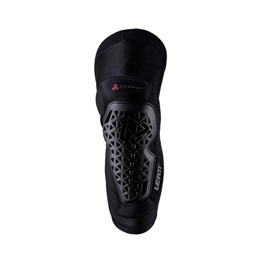 Protège-Genoux de Motocross 6.0 Evo Flexmesh Leatt Noir, de face 