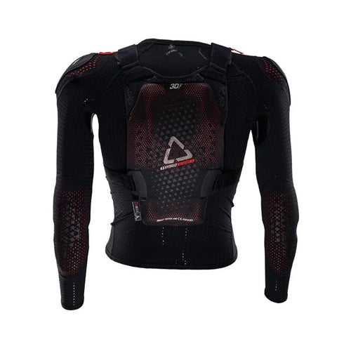 Protection de corps 4.5 Hybrid Junior Leatt Noir, de face 