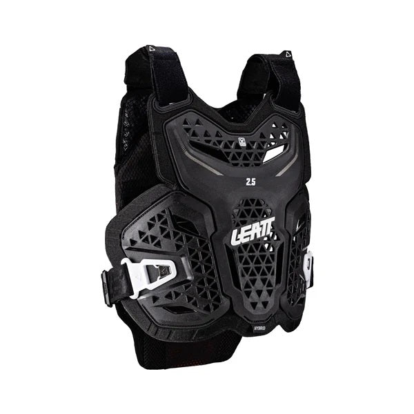 Plastron de Motocross 2.5 Hybrid Junior Leatt Noir, vue 3/4