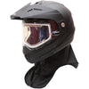 Casque Modulaire de Motoneige MD74 Solid Noir incliné de droite