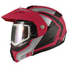 Casque Modulaire Intégral de Motoneige GMAX MD74 Lancer Rouge/Gris