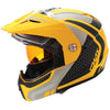 Casque Modulaire Intégral de Motoneige GMAX MD74 Lancer Jaune/Gris, côté gauche